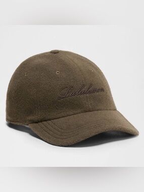 🆕 LULULEMON Classic Wool Ball Cap *Script Olive Brown / Sequoia NWT Unisex Hat